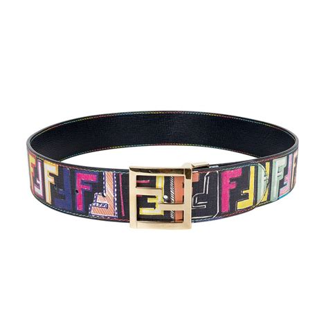 cintura fendi multicolor|fendi belt logo.